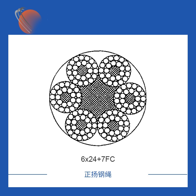 6x24+7FC鍍鋅鋼絲繩