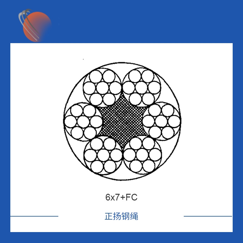 6x7+FC鍍鋅鋼絲繩